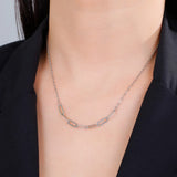 DAIIIBABYYY  -  Stainless Steel Paper Clip Link Chain Necklace for Women Gold Color Trendy Jewelry on The Neck New In Birthday Gift