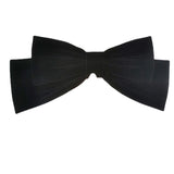 DAIIIBABYYY  -  Miss high-end oversized bow headwear hairpin black velvet face small back head hair accessories female