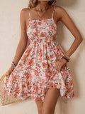 DAIIIBABYYY  -  Fashion Beach Style Printing Suspenders Dress Summer New Women's Seeveless Sling Dress Sexy Midi Dress