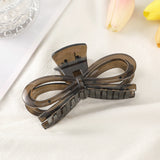 Daiiibabyyy  13cm Large Hair Clip For Thick Hair Claws Crab Girls Curly Transparent Coffee Hairpin Clamps Women Korean Ponytail Accessories