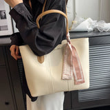 Daiiibabyyy Burminsa Large Work Tote Bags With Zipper For Women Trend Designer Commuter Shoulder Shopper Bag PU Leather Ladies Handbags