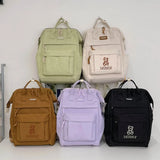 Daiiibabyyy  Fashion Handbag Travel Backpack Ins Style Large Capacity School Bag Adjustable Maternity Bag Adult