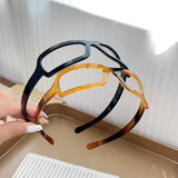 Daiiibabyyy  Glasses Frame Headband Ultra-light Headband Acrylic Headband Suitable for All Seasons