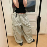 DAIIIBABYYY  -  Y2K Oversized Cargo Pants Women Streetwear Black Baggy Sweatpants Harajuku Pockets Wide Leg Joggers Summer Casual Trousers
