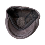 Daiiibabyyy  Unisex British-Style Sherlock Holmes Deerstalker Hat for Fall Winter Wool Blend Plaid Double Brim Ear-Warming, Trendy Detective