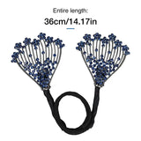 DAIIIBABYYY  -  Deft Hair Bun Maker Elegant French Hair Twist Rhinestone Hair Bun Ball Hair Clip Accessories For Parties Dinners Wedding