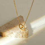 Daiiibabyyy  Maillard Brown Natural Stone Pendant Necklace for Women Oval Opal Gold Color Charm Sweater Chain Chokers French Elegance Jewelry