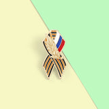 Daiiibabyyy Personalized Denim Brooch Russian Flag Brooch Saint George Flag Pin Punk Enamel Pins Maple Memorial Gift Brooch Wheat Ear Badge