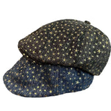 Daiiibabyyy  Women's Fashion Hats Sweet Cool Style Caps Y2K Spice Hat Star Retro Hat Aged Street Versatile Baseball Cap New Blue Cute Beret