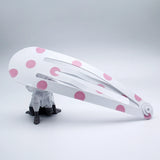 Daiiibabyyy  Funny Extra-large Hair Clips Polka Dot 3D Printed Cute Novelty Hairpin Curtain Clip Photography Props Oversized Hair Grip