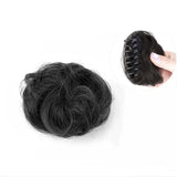 DAIIIBABYYY  -  Synthetic Hair Bun Hair Claw Clip for Women Girls Ball Maker Head Bun Wigs Straight Clip Party Headwear Styling DIY Accessories
