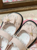 DAIIIBABYYY  -  Japanese Style Lolita Mary Janes Shoes Women Bow Kawaii Sweet Hook Loop Shoes Female Lace Korean Designer Shoes Autumn New