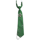 Daiiibabyyy  Simple Korean Style Star Tie Choker JK Long Necktie Academic Style Tassels Shirt Tie Daily