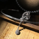 Daiiibabyyy New Fashion Princess Crystal Pendant Headband Women Girls Bridal Prom Crown Wedding Party Accessiories Hair Jewelry