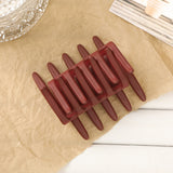 Daiiibabyyy  1 Pair Resin Comb Clip Hair For Ladies Female French Half-Tied Hairpin Red Black Holiday Hair Barrettes Women Lot Hair Clip