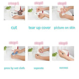Daiiibabyyy  24pcs Butterfly Tattoo Stickers Waterproof Long Lasting Clavicle Sexy Arm Simulation Dark Tattoo Stickers