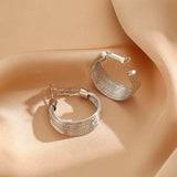 Daiiibabyyy  Exaggerated Design Geometry Multi-layered Lines Big Hoop Earrings for Women Luxury Gold Color Drop Dangle Earring Jewelry Gift