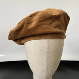 Daiiibabyyy  Women's Wool Blend Beret Hat Leopard Print Chic Elegance Painter Cap with UFO Design (Versatile Casual)