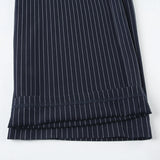 DAIIIBABYYY  -  Casual Patchwork Striped Striped Pants Office Lady Basic Mid-Waisted Wide Leg Pants Women 2025 Autumn Spring Streetwear