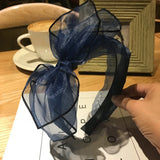 Daiiibabyyy  Lace Bow Headbands For Women Girls Top Knotted Hairbands Fashion Hair Hoops Hair Band Girls Hair Accessories Gifts