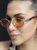 DAIIIBABYYY  -  Retro Round Metal Sunglasses Women Glasses New Fashion Leopard Sun Glasses Trendy Brand Designer Eyewear Female Male UV400