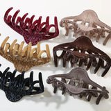 Daiiibabyyy  Large Velvet Claw Clips for Thick Hair Strong Grip Hair Clamps Women,Daily/Office/Party Hairstyle Accessories Hair Clips Girls