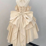 Daiiibabyyy Japan Genuine Sweet Kawaii Lolita Dress Jsk Women Victorian Princess Party Wedding Dresses Girly Floral Bow Elegant Lolita