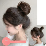 DAIIIBABYYY  -  Women Girls Fluffy Bun Invisible Seamless Natural Bun Braiding Hair Ring Ponytail Decoration Hair Tie Hair Braids Styling