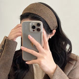 Daiiibabyyy  Vintage Wide Headband Women Thick Wool Hairband Fashionable Hair Accessories Stylish Hairband Chic Wide Headband for Women