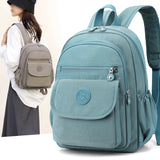 Daiiibabyyy  Ladies' lightweight, large capacity stylish black commuter travel backpack with adjustable shoulder straps, school and leisure b