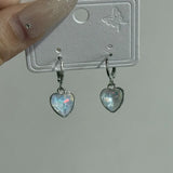 Daiiibabyyy  Mini Heart Pendant Earrings