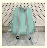 Daiiibabyyy  Cartoon Rabbit Ear Mochila Y2K Personalized Travel Mochilas Student Backpack School Bag Korean Style Cute Bags for Woman