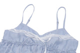 Daiiibabyyy  Summer French Y2k Sexy Solid Edible Tree Fungus Loose Bow Camis