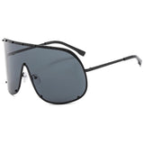 Daiiibabyyy  Large Frame Polarized Sun Glasses Fashionable New Eye Protection Sunglasses Women's Sunglasses Outdoor Driving Windproof Sand
