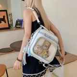 Daiiibabyyy  New Women Fashion Casual Backpack Preppy Style One Shoulder Crossbody Handbag Original Niche Design Girl Ulzzang Ita Bag
