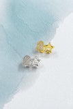 Daiiibabyyy  Polygon Zirconia Three-Piece Braces - Star-Shaped Fashionable And Unique Dental Ornaments - HIPHOP Versatile Dental Accessories