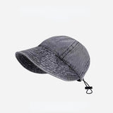 DAIIIBABYYY  -  Women's Bucket Hat Panama Fashion Sun Visor Breathable Fisherman Protection Hat Ponytail Cap Summer Hats Beach Sun Hats