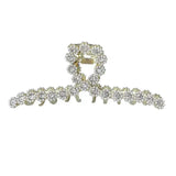 Daiiibabyyy Hair Clip For Women Simple Metal Hollow Out flowers Hair Claw Elegant Bath Crab Clip Fashion Girl Headwear ACCESSORI FOR GIRL