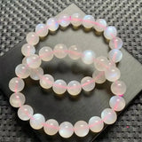 DAIIIBABYYY  -  10.8MM Natural Pink Moon Stone Bracelet Fashion Healing Personalized For Men Women Gemstone Jewelry Lovers Gift 1PCS