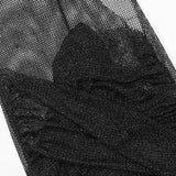 DAIIIBABYYY  -  Sexy Spaghetti Strap Dresses for Women Square Neck Diamond Mesh Patchwork Floor Length Ladies Evening Night Club Vestidos Cloth