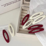 DAIIIBABYYY  -  3pc European and American Solid BB Hairpin Hair Side Clips Simple Easy Matching Korean Hair Accessories Headwear for Girls Women