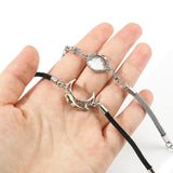 DAIIIBABYYY  -  Dolphin Crescent Moon Shell Black Rope Bracelets For Women Girls Pulseras Pulseira Accessoires Bracelete Best Friend Gift