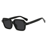 Daiiibabyyy  Fashion Small Round Sunglasses Women Retro Clear Ocean Lens Shades Eyewear Men Rivets Punk Sun Glasses UV400 Eyeglasses