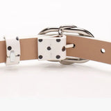 Daiiibabyyy  Vintage PU Leather Polka Dot Belt Millennial-Style Spicy Girl Retro Thin Belt Personalized Dopamine Y2K Belt Jeans Accessories