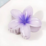 DAIIIBABYYY  -  4PCS Fashion Women Flower Hair Clips Vacation Bohemia Egg Flower Hair Clips Barrettes Girls Large Hairpins Hair Accessories
