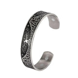 DAIIIBABYYY  -  Tree of Life Stainless Steel Zinc Alloy Magnetic Open Bracelet for Men and Women Fashion Retro Jewelry Gift New 2024