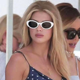 DAIIIBABYYY  -  Retro Small Oval Sunglasses Women Vintage Brand Shades Black Red White Color Sun Glasses For Female Fashion Designer Lunette