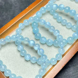 DAIIIBABYYY  -  Natural Moon Stone Bracelet Fashion Healing Personalized For Men Women Gemstone Jewelry Lovers Gift 1pcs 7/8/9/10MM