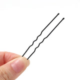Daiiibabyyy  Basic U Shaped Black Metal Hairpin Hair Clips Invisible Hair Styling Bobby Pin Salon Hair Accessories Safe Hair Grip