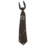 Daiiibabyyy  Simple Korean Style Star Tie Choker JK Long Necktie Academic Style Tassels Shirt Tie Daily